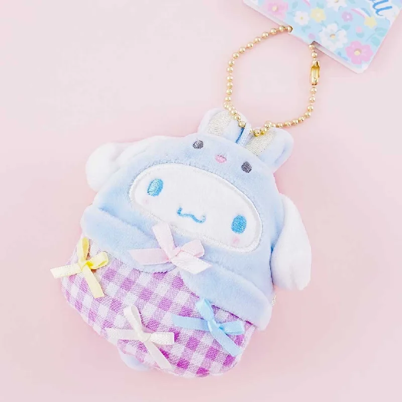 women's wallet with magnetic closure -Cinnamoroll Easter Bunny Clasp Coin Purse