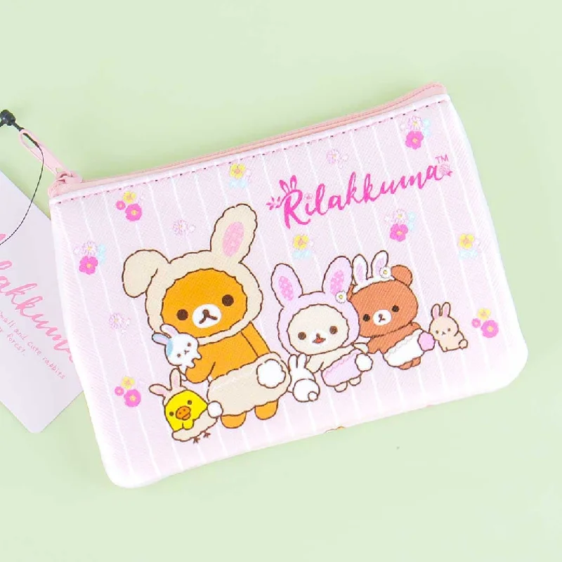 women's wallet with double fold -Rilakkuma Bunny Coin Purse