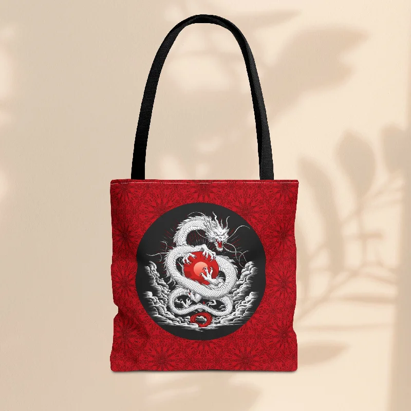 women's tote bag with extra pockets -Tote Bag  - Emperor Dragon