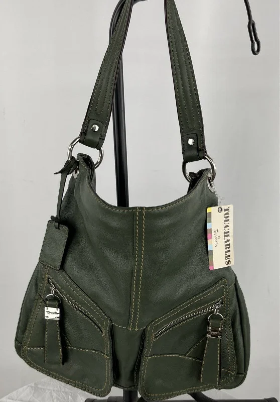 women's dumpling bag with elegant finish -Tiganello Women's Leather Hobo Bag Olive NWT