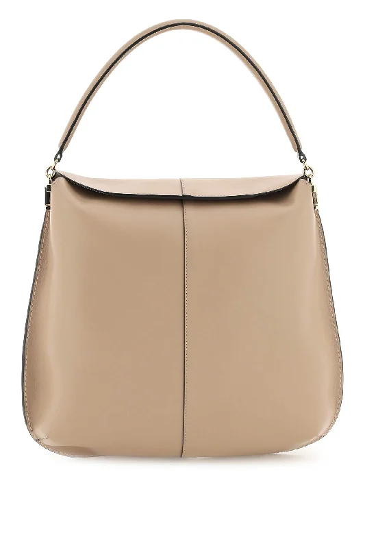 women's dumpling bag with contrasting strap -Tod's 't case' hobo bag