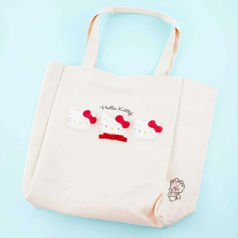 women's tote bag for business casual outfits -Hello Kitty Multifunctional Canvas Tote Bag