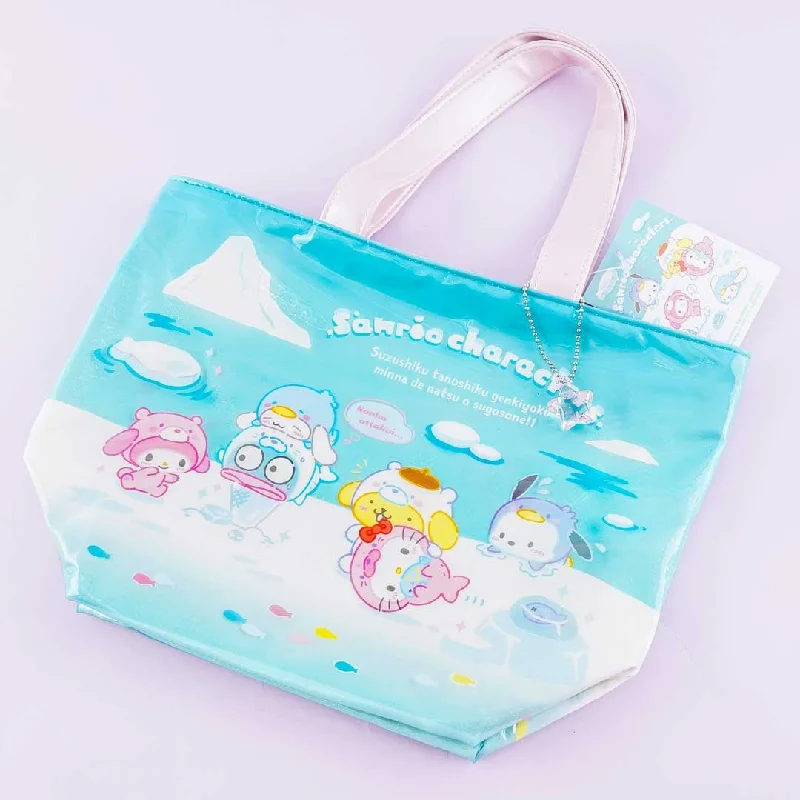 women's tote bag with soft, supple leather -Sanrio Characters Ice Friends Tote Bag