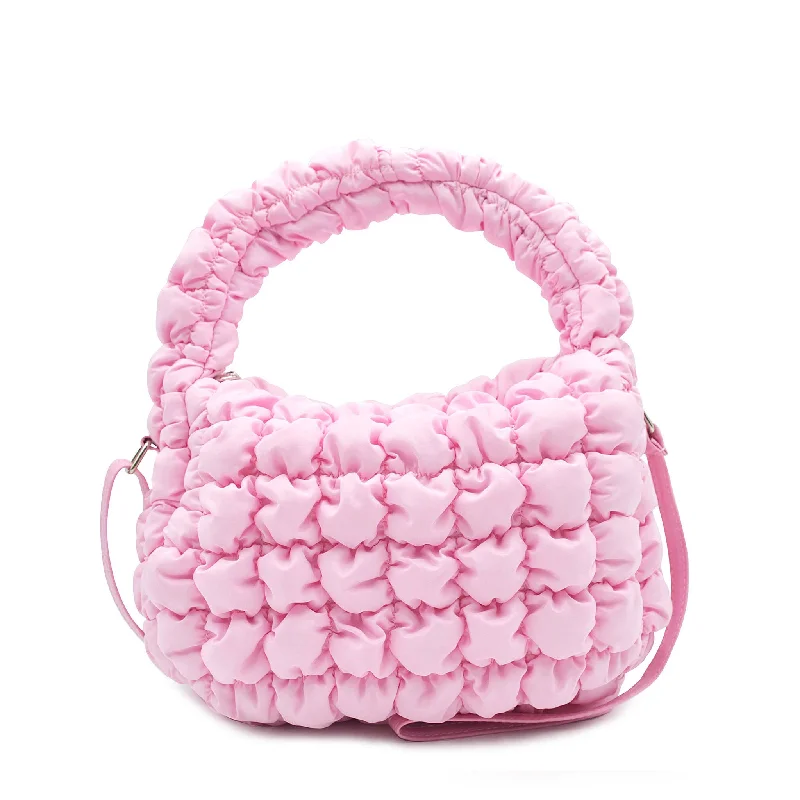 women's dumpling bag with easy-to-wear design -Quilted Scrunchies Mini Hobo Crossbody Bag