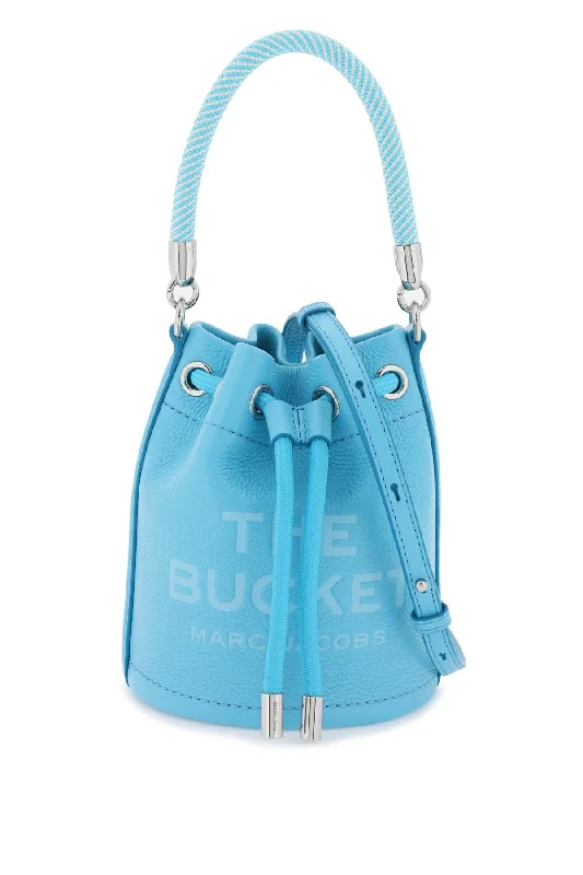 women's bucket bag with sporty touch -Marc jacobs 'the leather mini bucket bag'