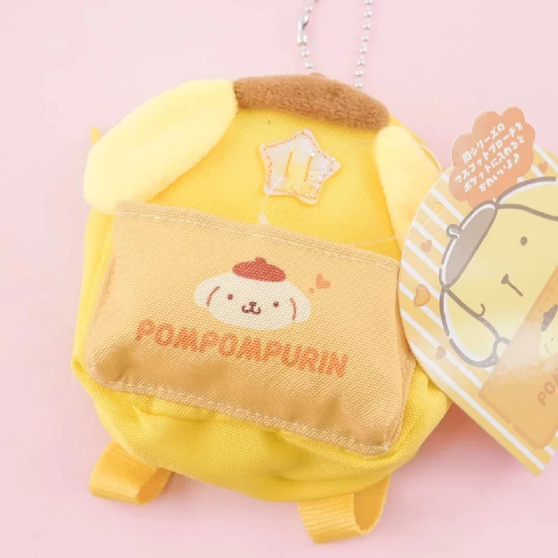 Sanrio Pocket Story Mini Backpack Pouch Charm - Pompompurin