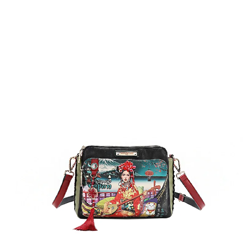 Ladies Crossbody Bag Daily Canvas -AKIKO LA BELLEZA CROSSBODY