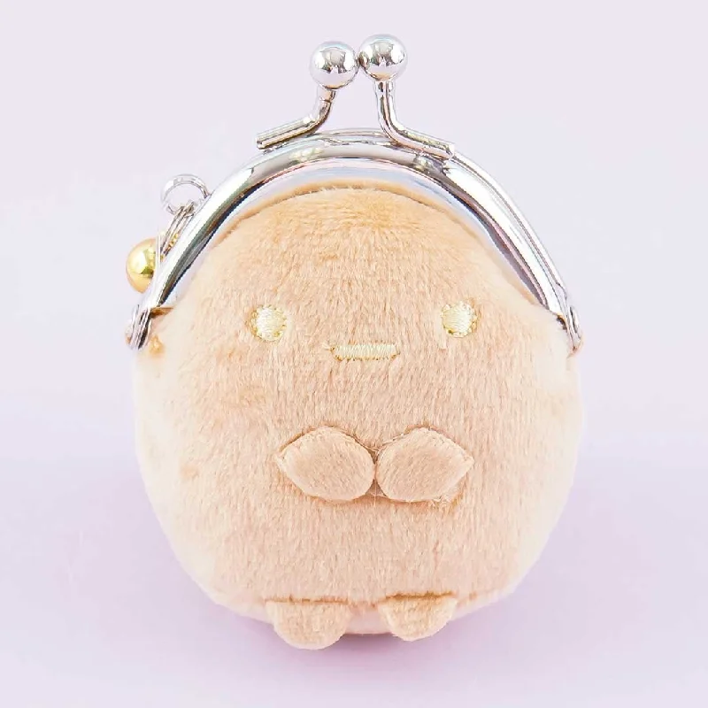 women's wallet with fashionable shape -Sumikko Gurashi Mini Coin Purse - Tapioca