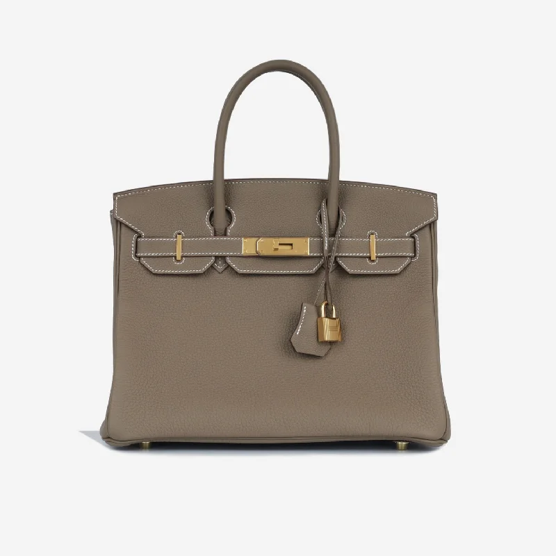 women's handbag with soft, fine leather -Hermès Hermès - Birkin 30 - Etoupe Togo GHW - 2024 - Brand New