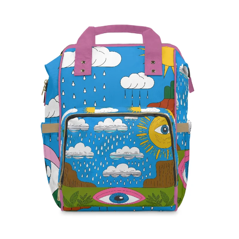 Multifunctional Diaper Backpack - Eyes Are On It