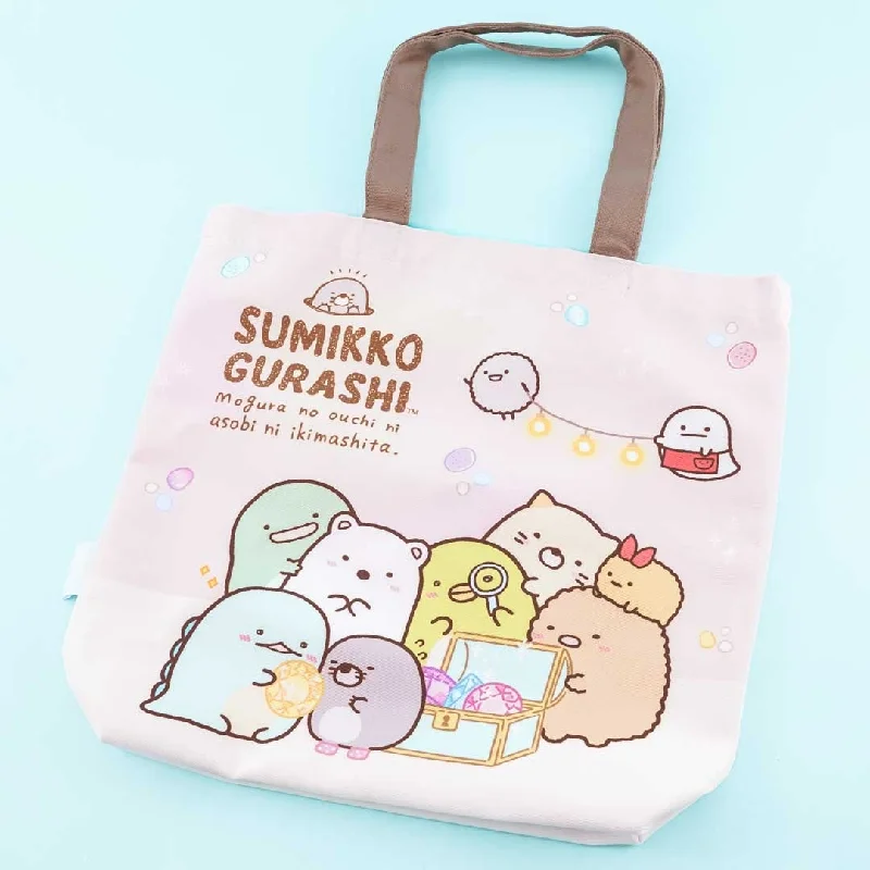 women's tote bag with refined stitching -Sumikko Gurashi Underground Life Tote Bag