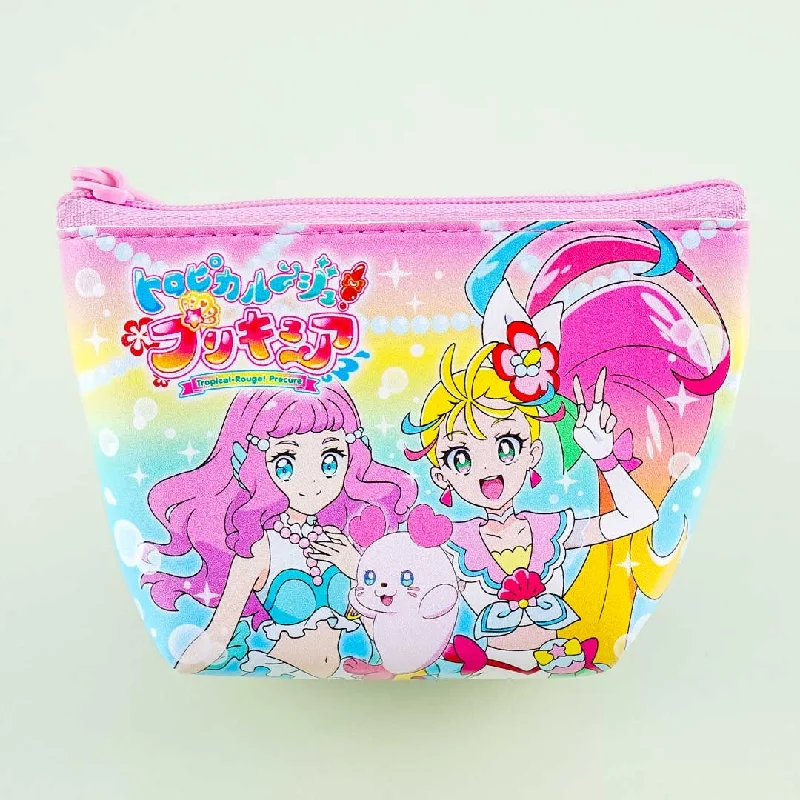 women's wallet with neutral tones -Tropical-Rouge! PreCure Happy Friends Coin Purse