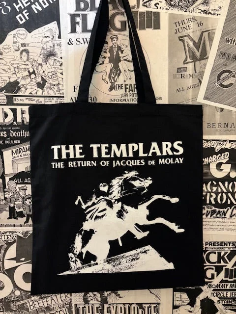 women's tote bag with minimal hardware -Templars Tote Bag