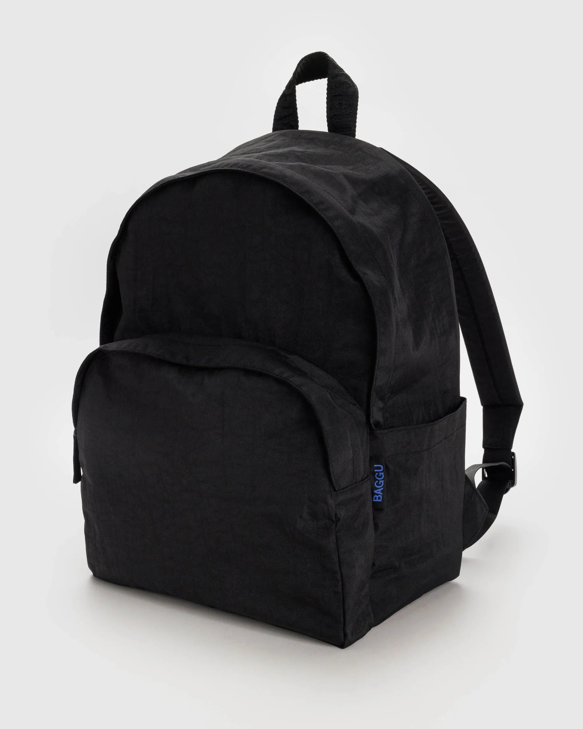 Black Large Nylon Backpack