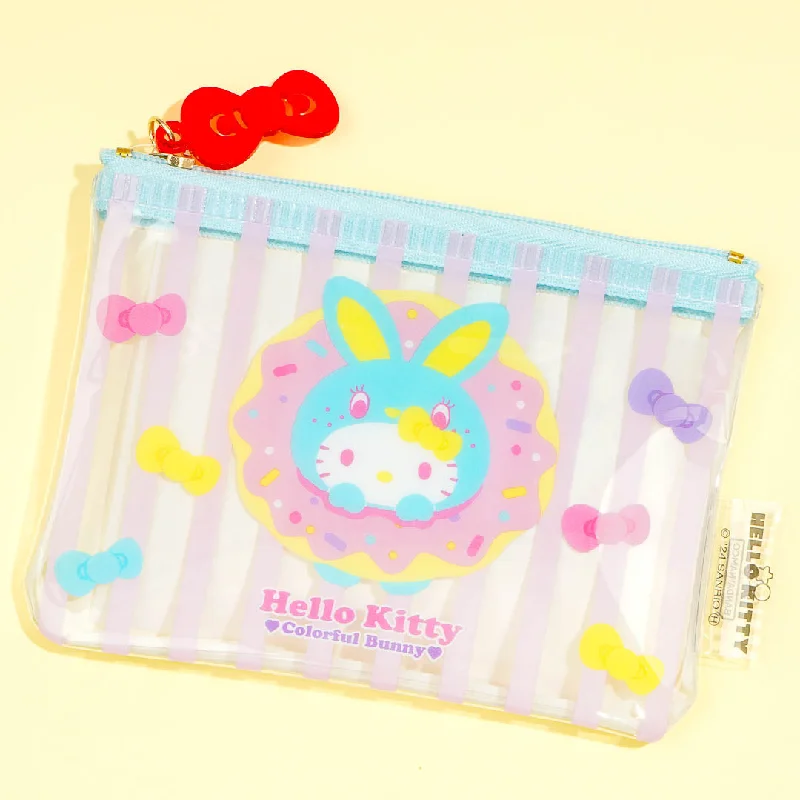 women's wallet with leather strap -Hello Kitty Retro Bunny Purse