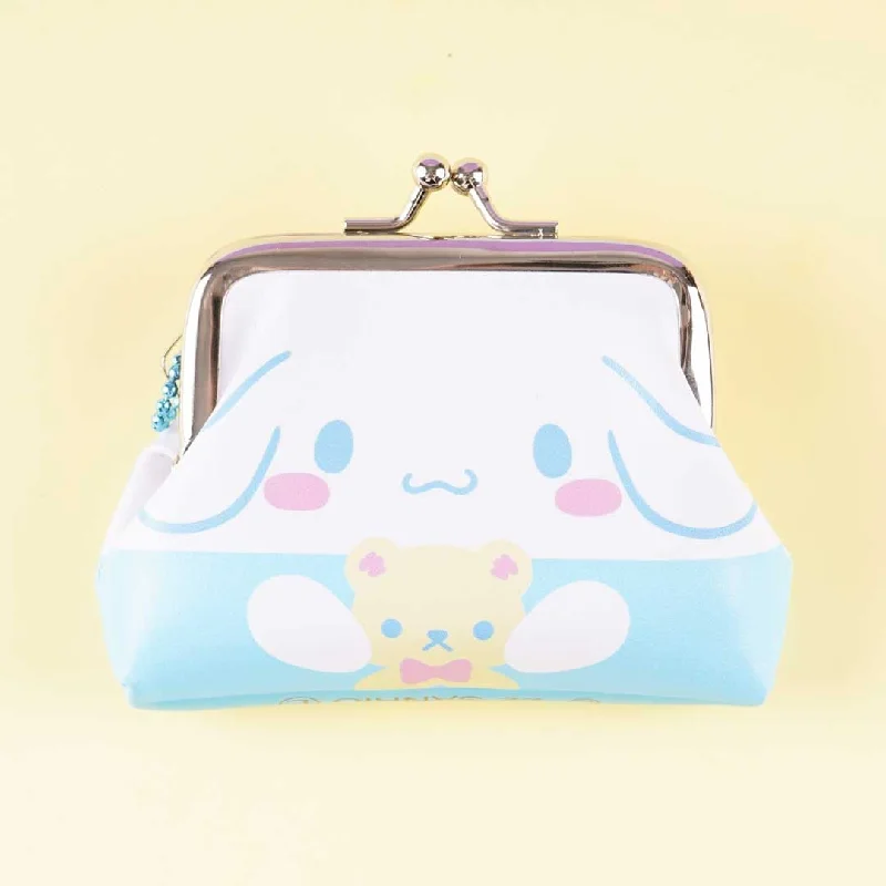 women's wallet with simple hardware -Cinnamoroll Friend Hug Clasp Coin Purse