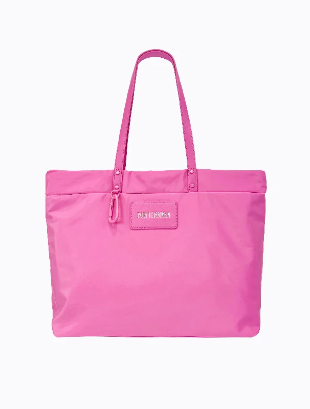 women's tote bag with sleek, minimalist design -Teeto Tote - Hot Pink