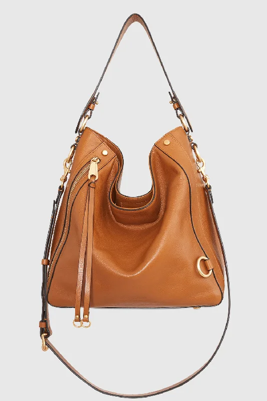 women's dumpling bag with stylish chain detail -M.A.B. Hobo