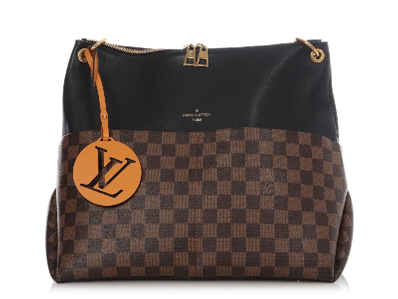 women's dumpling bag with sleek design -Louis Vuitton Damier Ebène Noir Maida Hobo