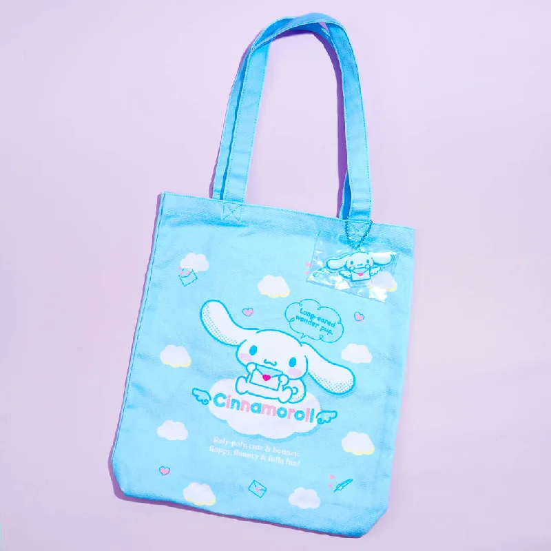 women's tote bag with high-quality finish -Cinnamoroll Love Letter Tote Bag