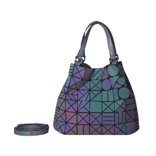 women's dumpling bag with matching wallet -Tote Hobo female  geometric bag