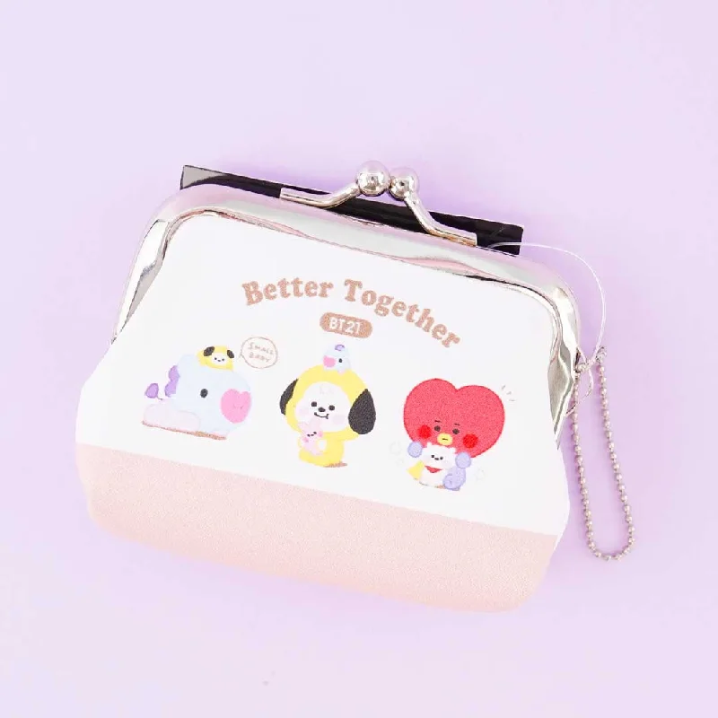 women's wallet with functional design -BT21 Baby Coin Purse With Clasp