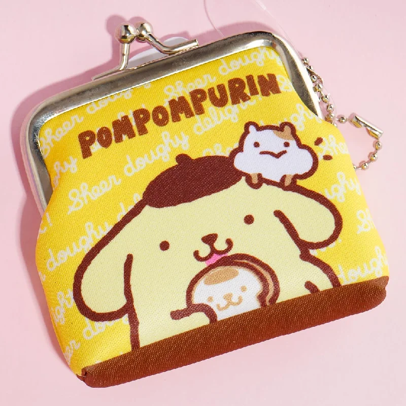 women's wallet with clean, chic look -Pompompurin Snack Time Nostalgic Series Coin Purse