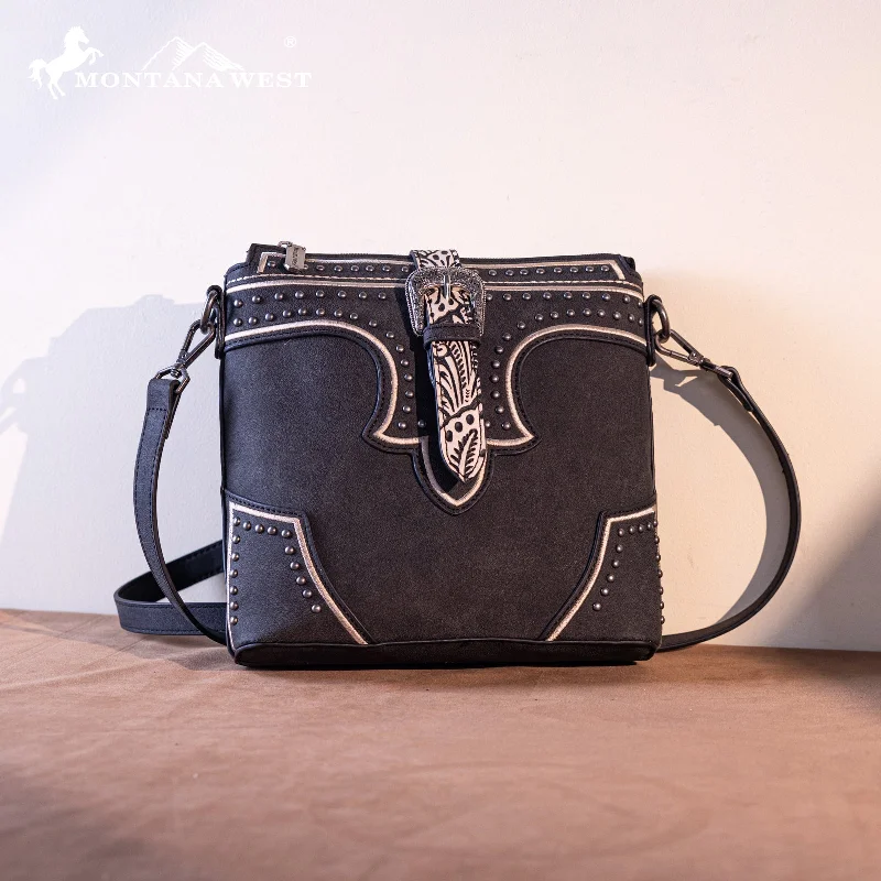 Ladies Crossbody Bag Daily Essential -MW1282-8360  Montana West Buckle Collection Crossbody Bag