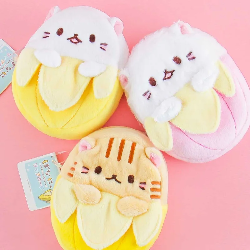 women's wallet with multi-functional use -Bananya Fluffy Coin Purse