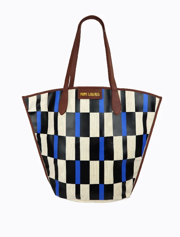 women's tote bag with modern design -Lio Tote - Tiles