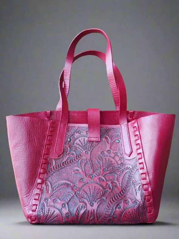 women's tote bag with eco-friendly fabric -Clemencia tote