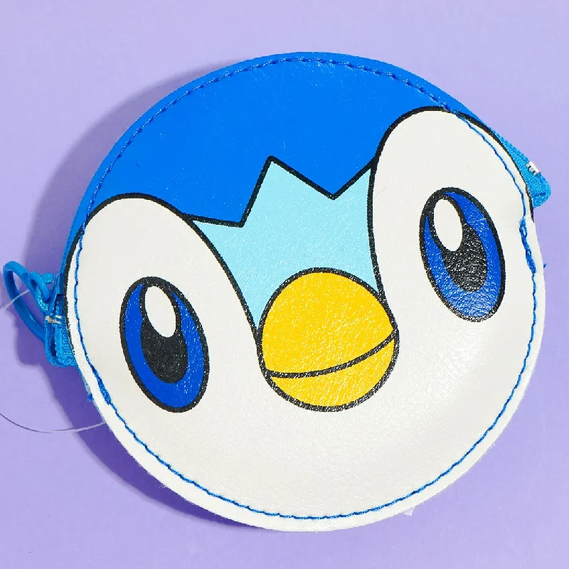 women's wallet with slim profile -Pokemon Face Coin Purse - Piplup