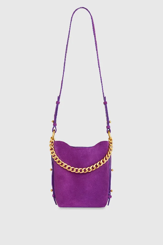 women's bucket bag with smooth exterior -Kate Small Bucket