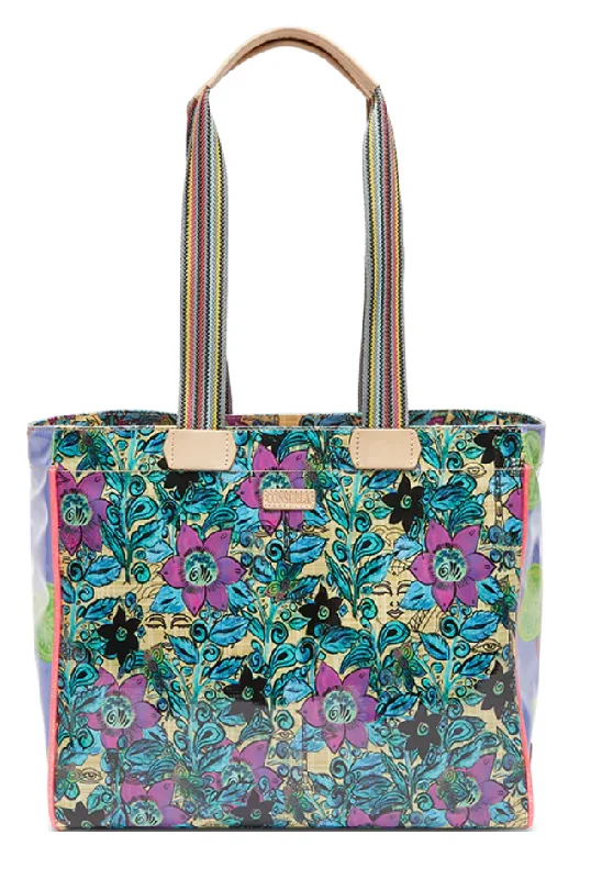 women's tote bag with vintage-inspired details -CONSUELA 3200 JOURNEY TOTE BECK